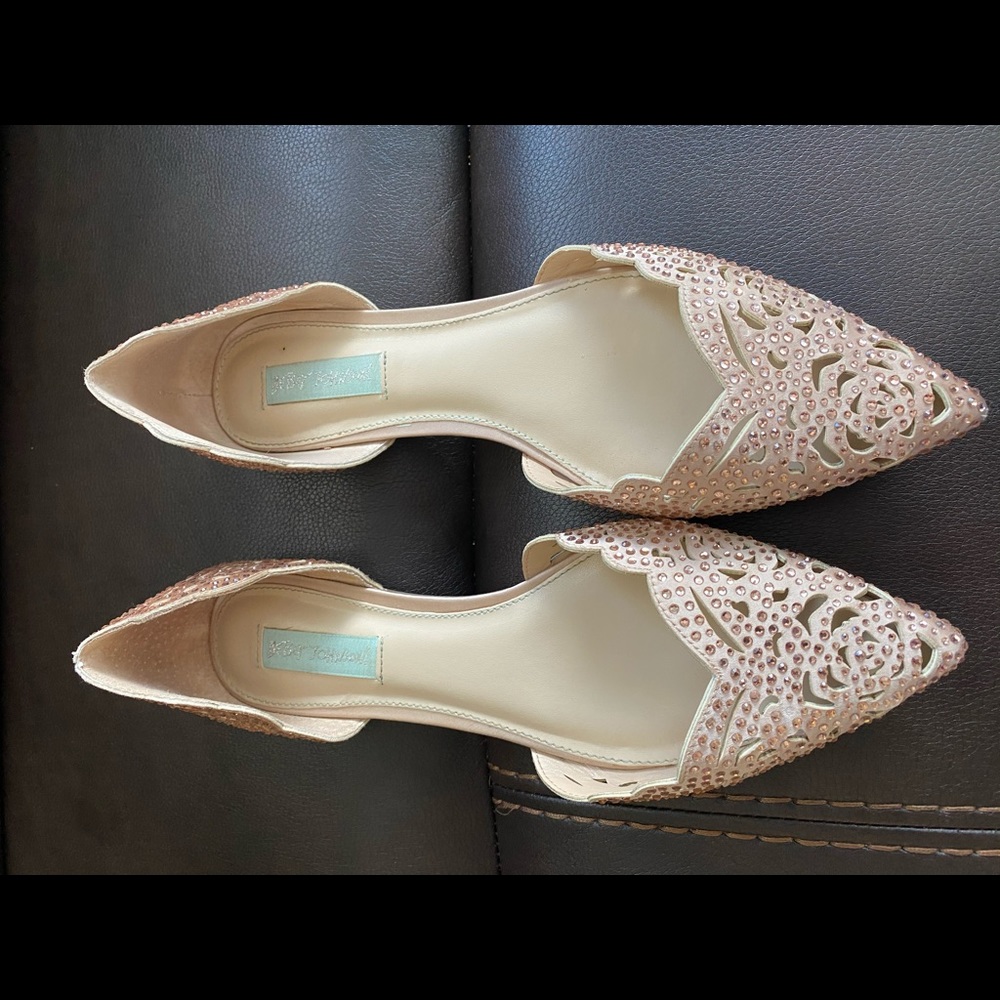 Betsy Johnson “Blue” wedding shoes